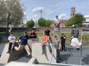 Henaliio et PKFA échanges Parkour Park Harnes